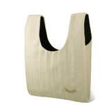 Shopper bag　ショッパーバック　グログランリボン　ミディアムサイズ　IVORY