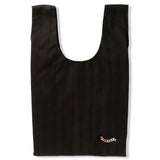 Shopper　bag　グログランリボン　ショッパーバック　ラージサイズ　Black